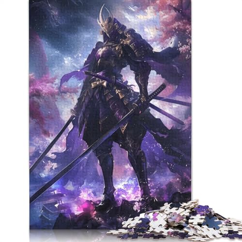 Japanisches Samurai-Aura-Puzzle, 520 Teile, für Erwachsene, zusammen. Denksportaufgaben für Frauen und Männer, 520 Teile (52 x 38 cm) von QBIREX