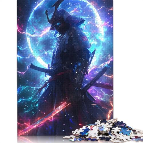 Japanisches Samurai-Galaxie-Puzzle für Erwachsene, kreative Spiele, Puzzle-Geschenk für Jungen oder Mädchen, 1500 Teile (85 x 57 cm) von QBIREX