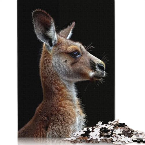 Kangaroo Puzzle 1000-teilige Schwer Puzzle Spielzeug Lernspiel Impossible Herausforderungsspielzeug Für Erwachsene Und Kinder Ab 14 Jahren 520pcs (52x38cm) von QBIREX