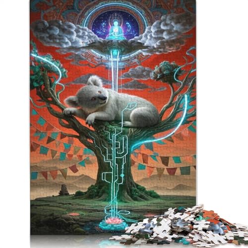 Koala Puzzle 1000 Teile Schwer Puzzle Spielzeug Lernspiel Impossible Herausforderungsspielzeug Für Erwachsene Und Kinder Ab 14 Jahren 1000pcs (75x50cm) von QBIREX