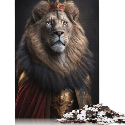 König der Löwen-Puzzle für Erwachsene, Lernspiel, Puzzle-Geschenke für Kinder ab 12 Jahren, 520 Teile (52 x 38 cm) von QBIREX