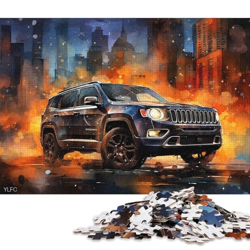 Kunst-Sportwagen-Puzzle, Lernspiele, Familienaktivitäten, Premium-Karton-Puzzle für Frauen und Männer, 70 x 50 cm, 1000 Teile Kunst-Sportwagen-Puzzle, Lernspiele, Familienaktivitäten, Premium-Karton-Puzzle für Frauen und Männer, 70 x 50 cm, 1000 Teile von QBIREX