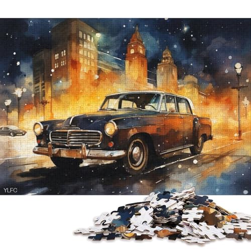 Kunst-Sportwagen-Puzzle, Lernspiele, Familienaktivitäten, Premium-Karton-Puzzle für Frauen und Männer, 70 x 50 cm, 1000 Teile Kunst-Sportwagen-Puzzle, Lernspiele, Familienaktivitäten, Premium-Karton-Puzzle für Frauen und Männer, 70 x 50 cm, 1000 Teile von QBIREX