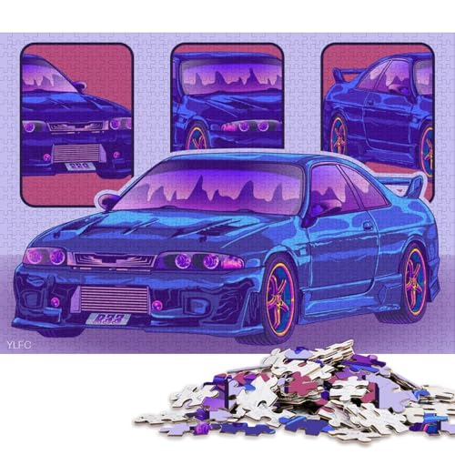 Kunst-Sportwagen-Puzzle, Lernspiele, Familienaktivitäten, Premium-Karton-Puzzle für Frauen und Männer, 70 x 50 cm, 1000 Teile Kunst-Sportwagen-Puzzle, Lernspiele, Familienaktivitäten, Premium-Karton-Puzzle für Frauen und Männer, 70 x 50 cm, 1000 Teile von QBIREX