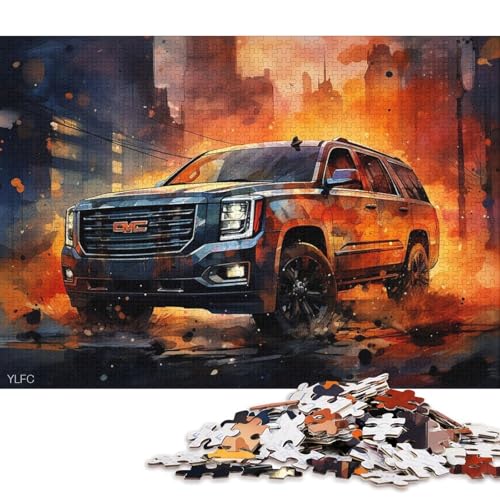 Kunst-Sportwagen-Puzzle, anpassbare Bilder, 100% recycelter Karton, Puzzle für Erwachsene und Teenager, einzigartiges Geschenk, 70 x 50 cm, 1000 Teile Kunst-Sportwagen-Puzzle, anpassbare Bilder, 100% recycelter Karton, Puzzle für Erwachsene und Teenager, einzigartiges Geschenk, 70 x 50 cm, 1000 Teile von QBIREX