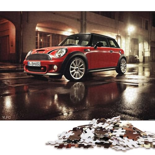 Kunst-Sportwagen-Puzzle, anpassbare Bilder, 100% recycelter Karton, Puzzle für Erwachsene und Teenager, einzigartiges Geschenk, 70 x 50 cm, 1000 Teile von QBIREX