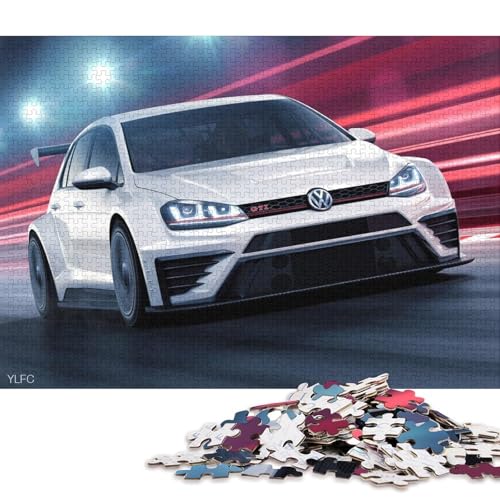 Kunst-Sportwagen-Puzzle, herausfordernd und knifflig, 100 Prozent recycelter Karton, Puzzle für Erwachsene und Teenager, Geburtstagsgeschenk, 38 x 26 cm, 1000 Teile Kunst-Sportwagen-Puzzle, herausfordernd und knifflig, 100 Prozent recycelter Karton, Puzzle für Erwachsene und Teenager, Geburtstagsgeschenk, 38 x 26 cm, 1000 Teile von QBIREX