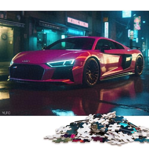 Kunst-Sportwagen-Puzzle, herausfordernd und knifflig, 100 Prozent recycelter Karton, Puzzle für Erwachsene und Teenager, Geburtstagsgeschenk, 70 x 50 cm, 1000 Teile Kunst-Sportwagen-Puzzle, herausfordernd und knifflig, 100 Prozent recycelter Karton, Puzzle für Erwachsene und Teenager, Geburtstagsgeschenk, 70 x 50 cm, 1000 Teile von QBIREX