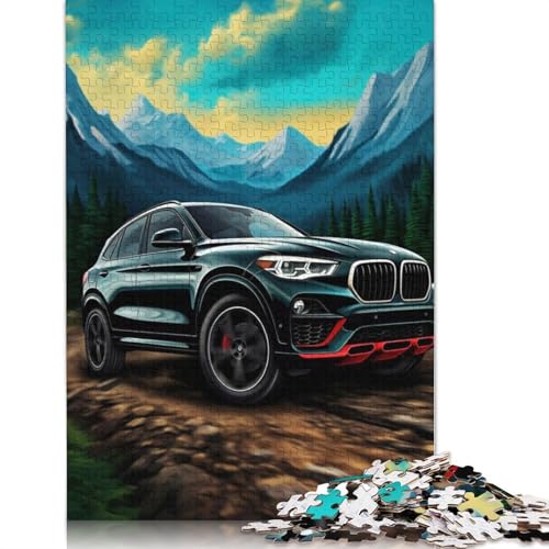 Kunst-Sportwagen-Puzzle, kreative Spiele, 100% recycelter Karton, Puzzle für Erwachsene, 1000 Teile (38 x 26 cm) von QBIREX