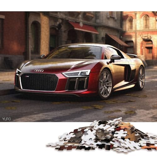 Kunst-Sportwagen-Puzzle, rechteckig, Pappe, Papier, rechteckig, Puzzle für Erwachsene und Kinder, 70 x 50 cm, 1000 Teile Kunst-Sportwagen-Puzzle, rechteckig, Pappe, Papier, rechteckig, Puzzle für Erwachsene und Kinder, 70 x 50 cm, 1000 Teile von QBIREX