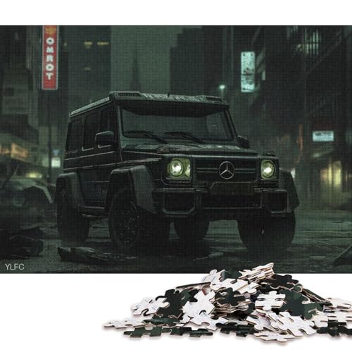 Kunst-Sportwagen-Puzzle, schwierige Herausforderung, 100 Prozent recycelter Karton, Puzzle für Erwachsene, Teenager, 38 x 26 cm, 1000 Teile Kunst-Sportwagen-Puzzle, schwierige Herausforderung, 100 Prozent recycelter Karton, Puzzle für Erwachsene, Teenager, 38 x 26 cm, 1000 Teile von QBIREX