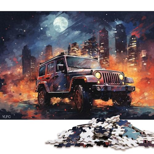 Kunst-Sportwagen-Puzzle, schwierige Herausforderung, 100 Prozent recycelter Karton, Puzzle für Frauen und Männer, Muttertagsgeschenke, 70 x 50 cm, 1000 Teile Kunst-Sportwagen-Puzzle, schwierige Herausforderung, 100 Prozent recycelter Karton, Puzzle für Frauen und Männer, Muttertagsgeschenke, 70 x 50 cm, 1000 Teile von QBIREX
