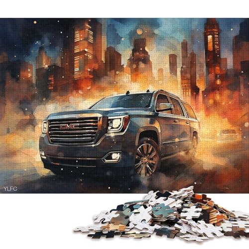 Kunst-Sportwagen-Puzzle, schwieriges rechteckiges Hartpapier-Puzzle für Erwachsene und Kinder, einzigartiges Geschenk, 70 x 50 cm, 1000 Teile Kunst-Sportwagen-Puzzle, schwieriges rechteckiges Hartpapier-Puzzle für Erwachsene und Kinder, einzigartiges Geschenk, 70 x 50 cm, 1000 Teile von QBIREX