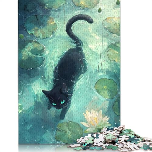 Lotus Prowl Puzzle mit 1000 Teilen, Denksportaufgabe, Problemlösungspuzzle für Erwachsene und Kinder, 1000 Teile (75 x 50 cm) von QBIREX