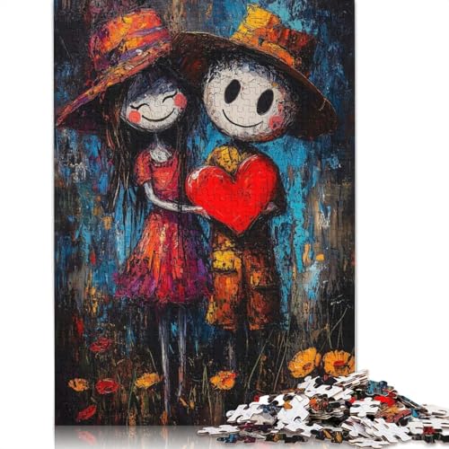 Love In Bloom Puzzle, freundliche Materialien, 100% recycelter Karton, Puzzle für Erwachsene und Kinder, 1000 Teile (75 x 50 cm) von QBIREX