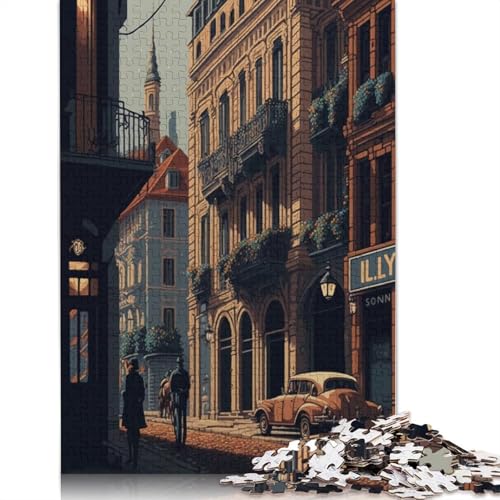 Lyon Pixel Art Puzzles 1000 Teile Schwer Puzzle Spielzeug Lernspiel Impossible Herausforderungsspielzeug Für Erwachsene Und Kinder in Bewährter 1000pcs (75x50cm) von QBIREX