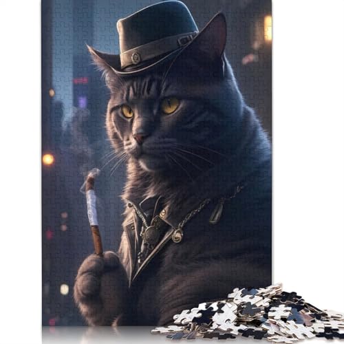 Mafia-Puzzle, kreative Spiele, 100% recycelter Karton, Puzzle für Erwachsene, 1000 Teile (75 x 50 cm) von QBIREX