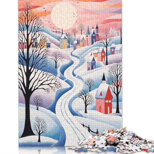 Magisches Farbsymphonie-Puzzle, Entspannungs-Herausforderung, Spielzeug, rechteckiges Papierpuzzle für Jungen oder Mädchen, Vatertagsgeschenke, 1000 Teile (75 x 50 cm) von QBIREX