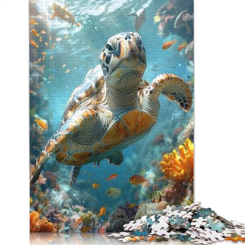 Majestätisches Ozean-Wanderer-Puzzle, einzigartige Heimdekoration, 100% recycelte Pappe, Puzzle für Jungen oder Mädchen, 1000 Teile (26 x 38 cm) von QBIREX