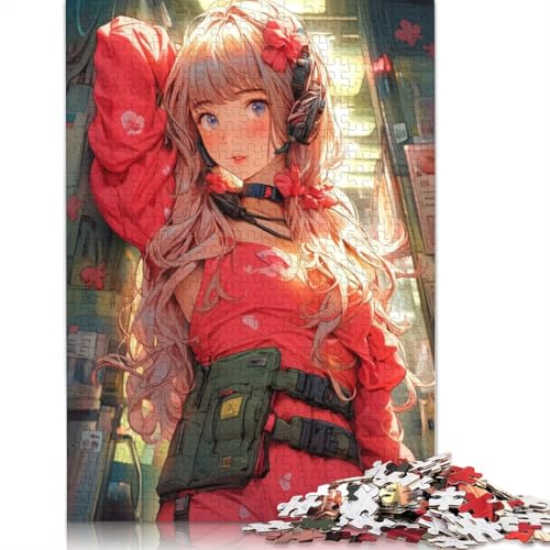 Manga Peach Girl Puzzle, schwieriges Hartpapier-Rechteckpuzzle für Erwachsene und Kinder, einzigartiges Geschenk, 1000 Teile (26 x 38 cm) von QBIREX