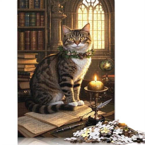 Manx-Katzen-Puzzle, kreative Spiele, 100% recycelter Karton, Puzzle für Erwachsene, 1000 Teile (38 x 26 cm) von QBIREX