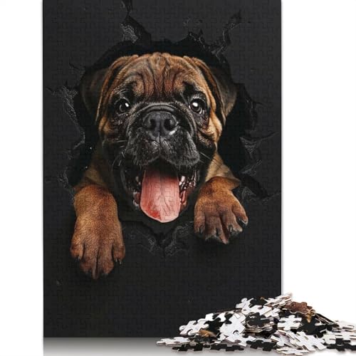 Mastiff Puzzle 520 Teile Schwer Puzzle Spielzeug Lernspiel Impossible Herausforderungsspielzeug Für Erwachsene Und Kinder Ab 14 Jahren 520pcs (52x38cm) von QBIREX