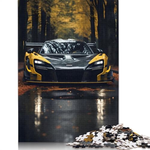 McLaren Senna Puzzle 1000 Teile Schwer Puzzle Spielzeug Pädagogisches Spiel Impossible Herausforderung Spielzeug Für Erwachsene Und Kinder in Bewährter 1000pcs (38x26cm) von QBIREX
