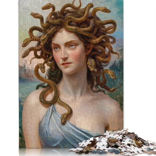 Medusa Puzzles 1000-teilige Schwer Puzzle Spielzeug Lernspiel Impossible Herausforderungsspielzeug Für Erwachsene Und Kinder in Bewährter 1000pcs (38x26cm) von QBIREX