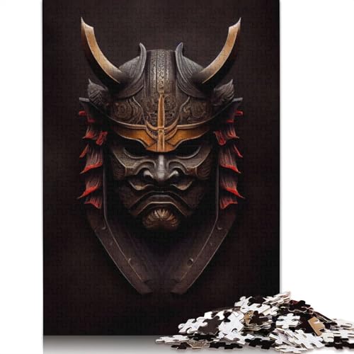Menyoroi Samurai-Maske, 520 Puzzles für Erwachsene, Stressabbau, Puzzlespiele für Erwachsene, für Erwachsene und Kinder, 520 Teile (52 x 38 cm) von QBIREX