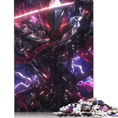 Metallic Samurai Warrior 1500-teiliges Puzzle, ab 18 Jahren. Lernspiele, Puzzles für Erwachsene, für Frauen, für Kinder ab 12 Jahren. 1500 Teile (85 x 57 cm) von QBIREX