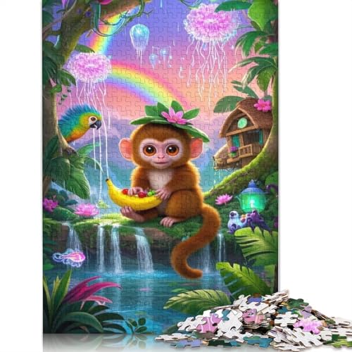 Monkey Puzzles 1000 Teile Schwer Puzzle Spielzeug Lernspiel Impossible Herausforderungsspielzeug Für Erwachsene Und Kinder Ab 14 Jahren 1000pcs (75x50cm) von QBIREX