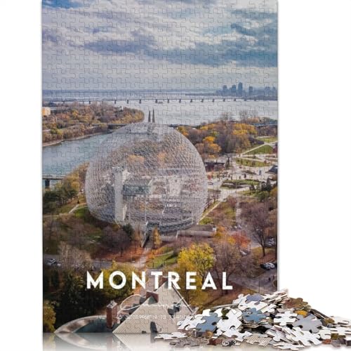 Montreal 3 1000-teiliges Puzzle für Erwachsene | | Familienspaß-Puzzles für Erwachsene, Geschenke, Denkspiele (75 x 50 cm) von QBIREX