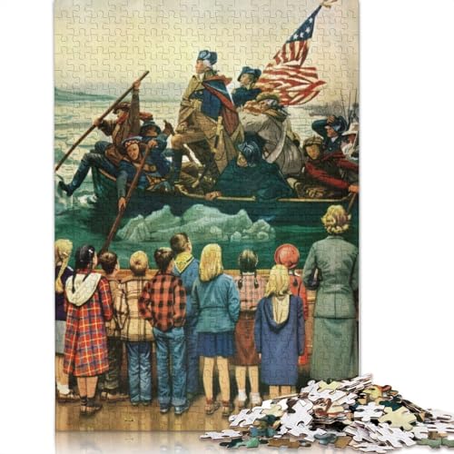 Museumsausflug-Puzzle, DIY-Spiel, rechteckiges Papierpuzzle für Jungen oder Mädchen, Geburtstagsgeschenk, 1000 Teile (75 x 50 cm) von QBIREX