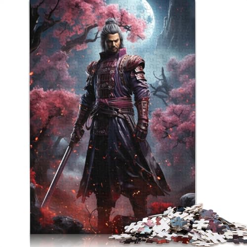 Mystische japanische Samurai-Puzzles, 1500 Teile, Denksportaufgaben für Erwachsene, Puzzle für Erwachsene und Kinder, 1500 Teile (85 x 57 cm) von QBIREX