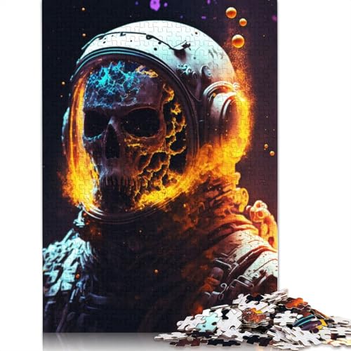 Nahaufnahme eines Astronauten-Puzzles für Erwachsene, 520 Teile, schwierige Problemlösungsrätsel für Erwachsene, für Jungen oder Mädchen, 520 Teile (52 x 38 cm) von QBIREX