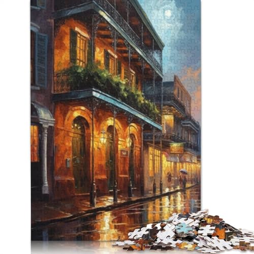New Orleans Beauty USA Puzzle 1500 Teile Erwachsenenpuzzle Puzzles Holzpuzzles Nachhaltiges Puzzle für Erwachsene | Spiele 1500 Teile (85 x 57 cm) von QBIREX