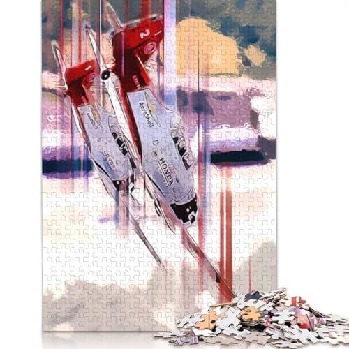 Nose Dive Puzzle, 100% recycelter Karton, 100% recycelter Karton, Puzzle für Jungen oder Mädchen, 1000 Teile (38 x 26 cm) von QBIREX