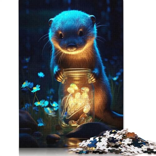 Nutria Leuchtendes Puzzle, 1000 Teile, Halloween-Puzzle, 75 x 50 cm Nutria Leuchtendes Puzzle, 1000 Teile, Halloween-Puzzle, 75 x 50 cm von QBIREX