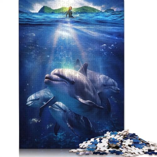 Ocean Harmony Puzzle Premium, 100% recycelte Pappe, 100% recycelter Karton, Puzzle für Kinder und Erwachsene ab 12 Jahren, 1000 Teile (26 x 38 cm) von QBIREX