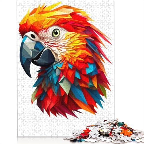 Parrot Colorful Puzzle 520 Teile Schwer Puzzle Spielzeug Lernspiel Impossible Herausforderung Spielzeug Für Erwachsene Kinder 520pcs (52x38cm) von QBIREX