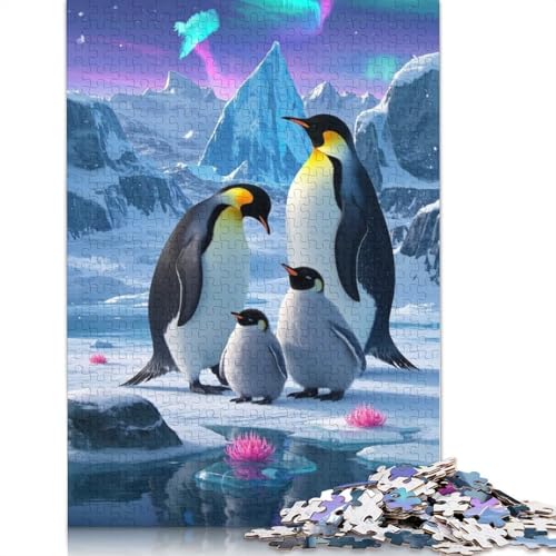 Penguin Puzzle 1000-teilige Schwer Puzzle Spielzeug Lernspiel Impossible Herausforderung Spielzeug Für Erwachsene Und Kinder in Bewährter 1000pcs (38x26cm) von QBIREX