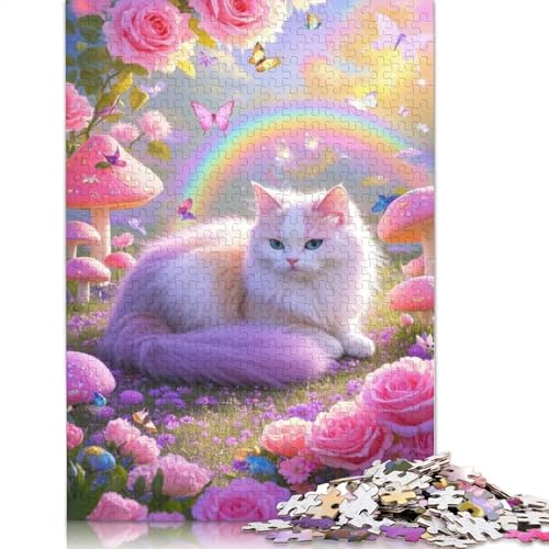 Persan Puzzle, Familienspaß, rechteckiges Papierpuzzle für Kinder und Erwachsene ab 12 Jahren, Geburtstagsgeschenk, 1000 Teile (75 x 50 cm) von QBIREX