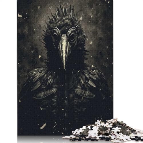 Pestarzt-Porträt-Puzzle, Relax-Challenge-Spielzeug, Premium-Karton-Puzzle für Erwachsene und Kinder, 1000 Teile (38 x 26 cm) von QBIREX