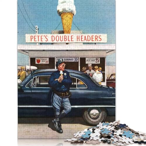 Petes Double Headers Puzzles für Erwachsene, 1500 Teile, Holzpuzzles für Teenager, Geschenke, Lernspiel für Erwachsene und Teenager, 1500 Teile (85 x 57 cm) von QBIREX