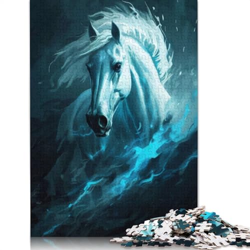 Phantom Steed Puzzle Premium, 100% recycelte Pappe, 100% recycelter Karton, Puzzle für Kinder und Erwachsene ab 12 Jahren, 1000 Teile (75 x 50 cm) von QBIREX
