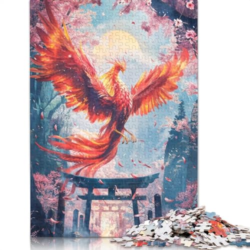 Phoenixs Torii Pathway Puzzle, farbenfrohe, Coole Puzzles für Kinder ab 12 Jahren, 1000 Teile (75 x 50 cm) von QBIREX
