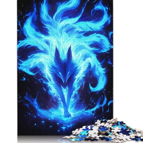 Power Kitsune Fox Puzzles 1500 Teile Schwer Puzzle Spielzeug Lernspiel Impossible Herausforderung Spielzeug Für Erwachsene Kinder 1500pcs (85x57cm) von QBIREX