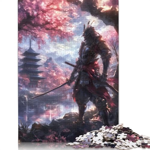 Power of The Samurai Puzzle für Erwachsene, 1000 Teile, kreative Spiele, Puzzle, Geschenke für Männer, für Frauen, Männer, 1000 Teile (75 x 50 cm) von QBIREX