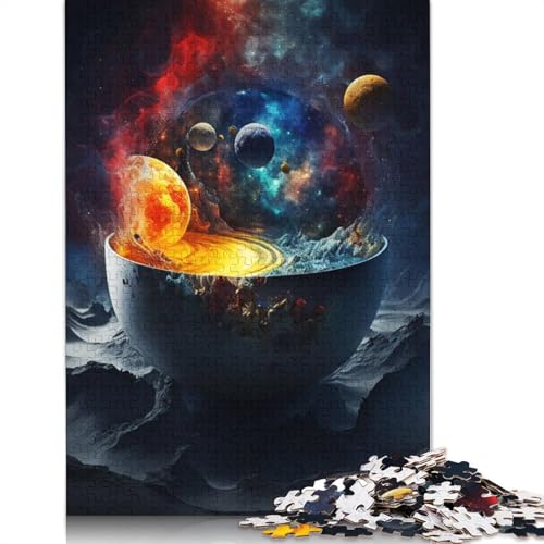 Primordial Universe Soup, 1500-teiliges Puzzle, Denksportaufgaben für Erwachsene, Puzzle für Erwachsene und Kinder, 1500 Teile (85 x 57 cm) von QBIREX