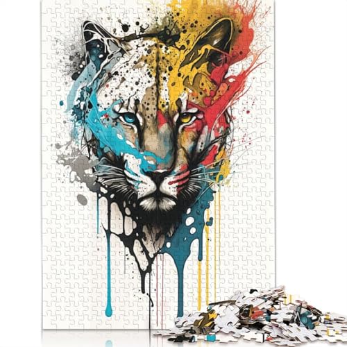 Puma Puzzle 1000 Teile Schwer Puzzle Spielzeug Lernspiel Impossible Herausforderung Spielzeug Für Erwachsene Und Kinder Ab 14 Jahren 1000pcs (75x50cm) von QBIREX
